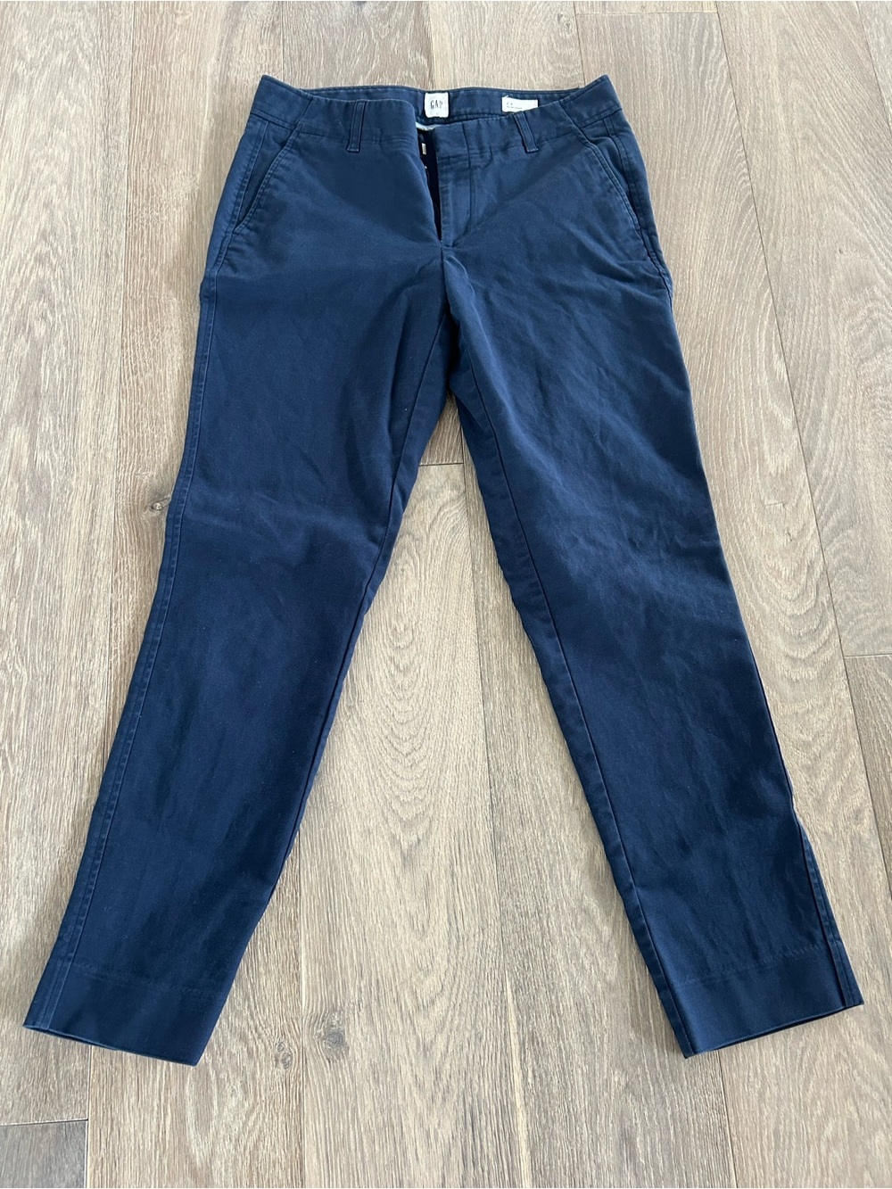 GAP Women’s Dark Navy Straight Chinos